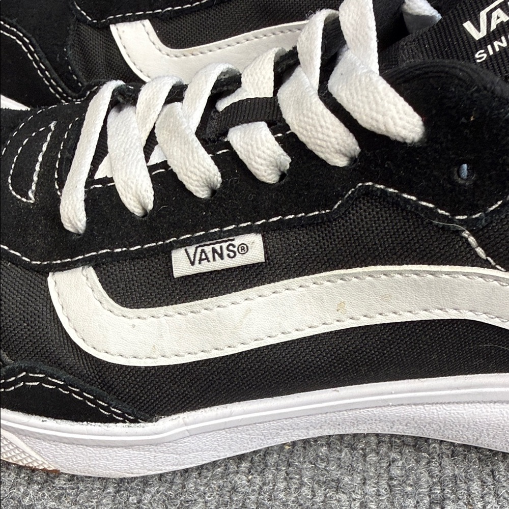 Vans Range EXP Black & White Men's Low-Top Sneakers Size 10.5 - Picture 9 of 12